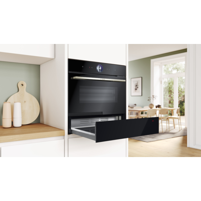 Bosch BIC7101B1B, Built-in warming drawer