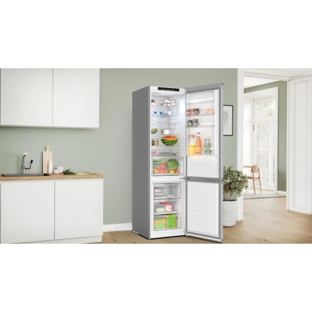Bosch KGN392LBFG, Free-standing fridge-freezer with freezer at bottom