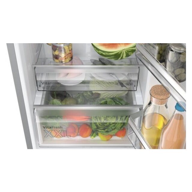 Bosch KGN392LBFG, Free-standing fridge-freezer with freezer at bottom