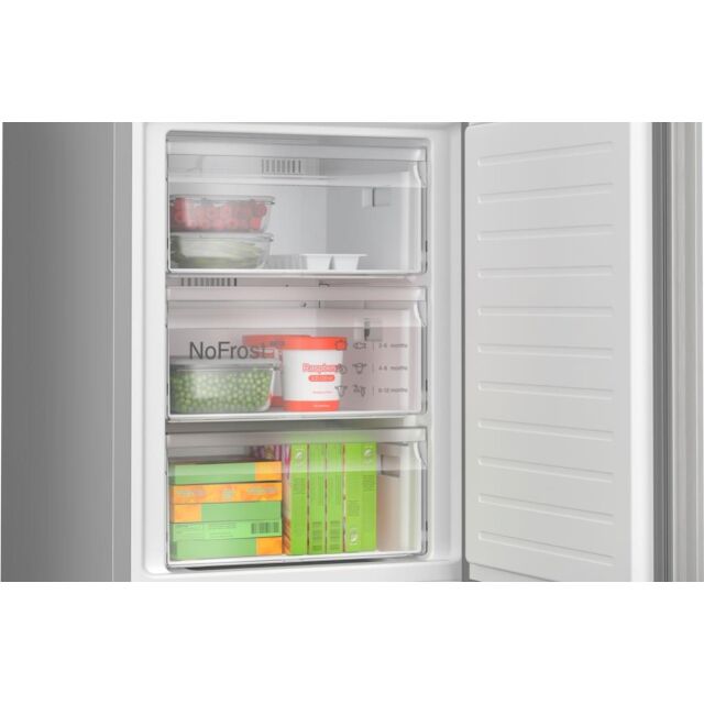 Bosch KGN392LBFG, Free-standing fridge-freezer with freezer at bottom