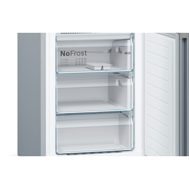 Bosch KGN392LEBG, Free-standing fridge-freezer with freezer at bottom