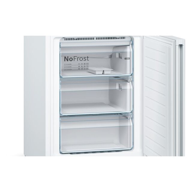 Bosch KGN392WEBG, Free-standing fridge-freezer with freezer at bottom