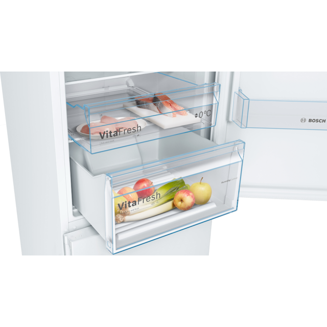 Bosch KGN392WEBG, Free-standing fridge-freezer with freezer at bottom
