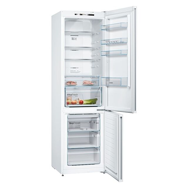 Bosch KGN392WEBG, Free-standing fridge-freezer with freezer at bottom
