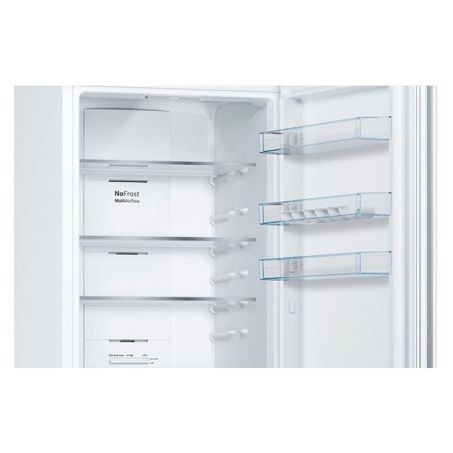 Bosch KGN392WEBG, Free-standing fridge-freezer with freezer at bottom