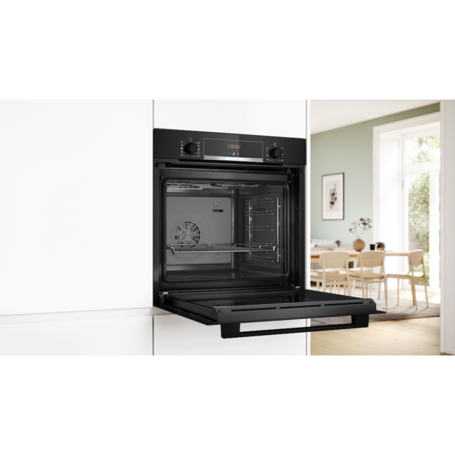 Bosch HQA534BB3B, Built-in oven with added steam function