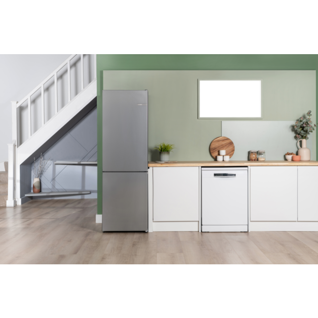 Bosch KGN362LDFG, Free-standing fridge-freezer with freezer at bottom