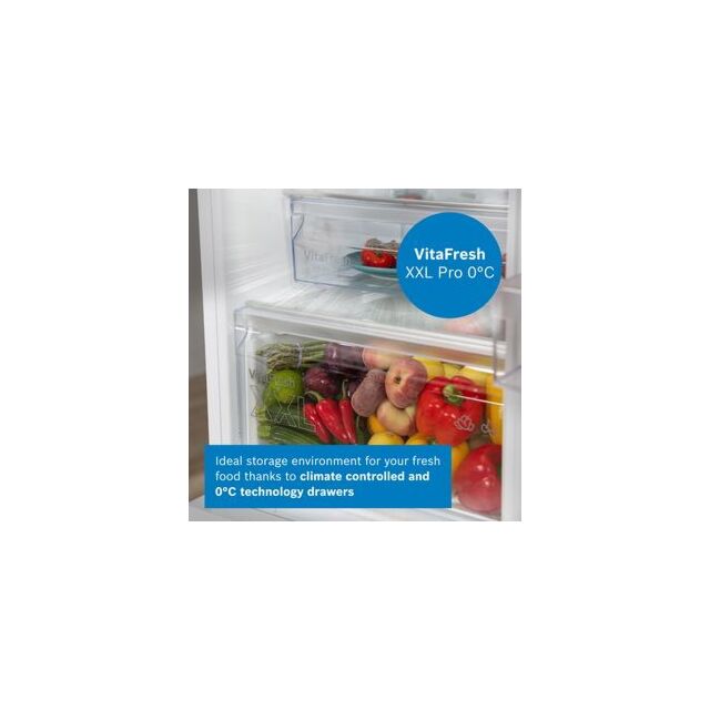 Bosch KGN39VWDKG, Free-standing fridge-freezer with freezer at bottom