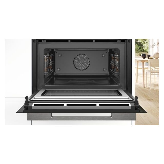 Bosch CMG7361B1B, Built-in compact oven with microwave function