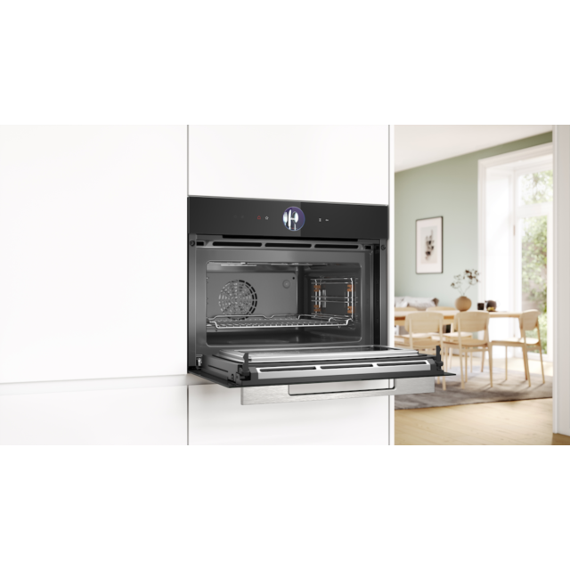 Bosch CMG7361B1B, Built-in compact oven with microwave function
