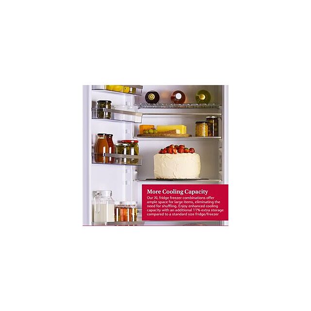 Neff KI7962FD0G, Built-in fridge-freezer with freezer at bottom