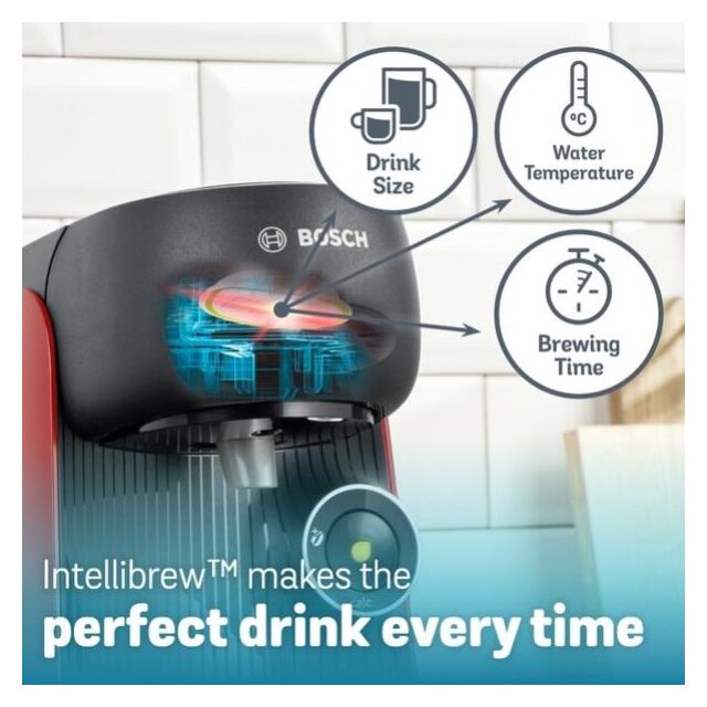 Bosch TAS163EGB, Hot drinks machine