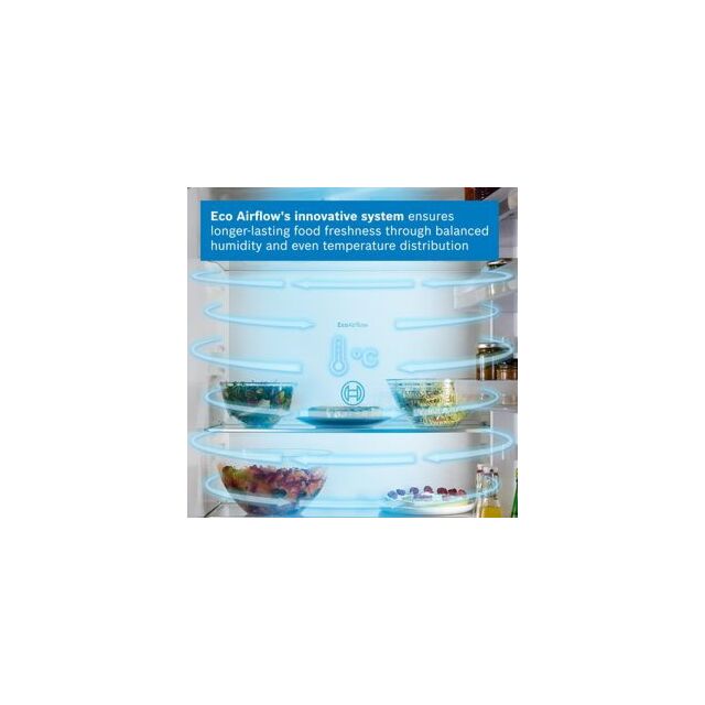 Bosch KBN96NSE1G, Built-in fridge-freezer with freezer at bottom