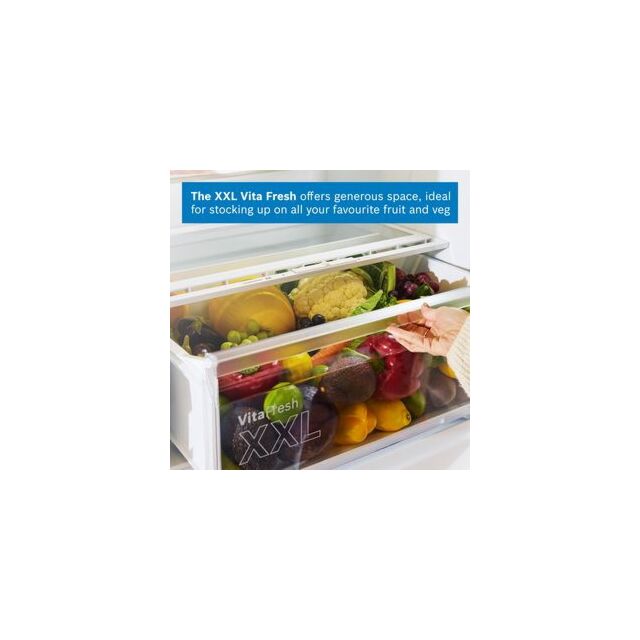 Bosch KIV86VSE0G, Built-in fridge-freezer with freezer at bottom