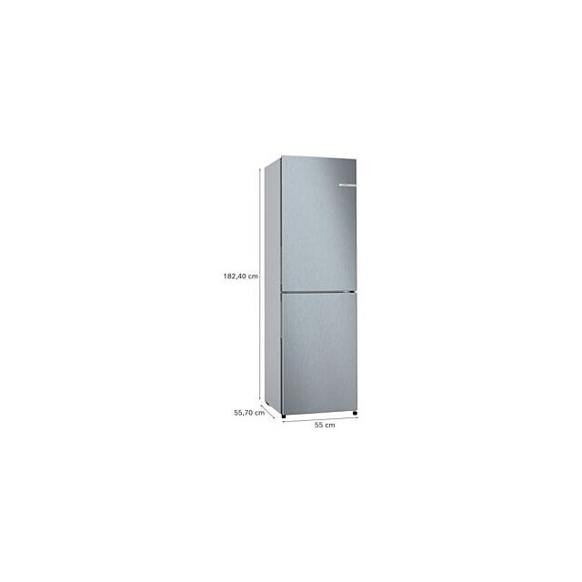 Bosch KGN27NLEAG, Free-standing fridge-freezer with freezer at bottom