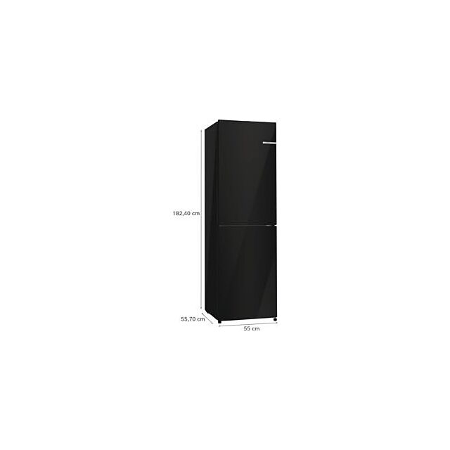 Bosch KGN27NBEAG, Free-standing fridge-freezer with freezer at bottom