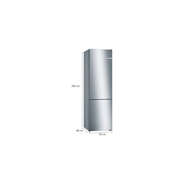Bosch KGN392LEBG, Free-standing fridge-freezer with freezer at bottom