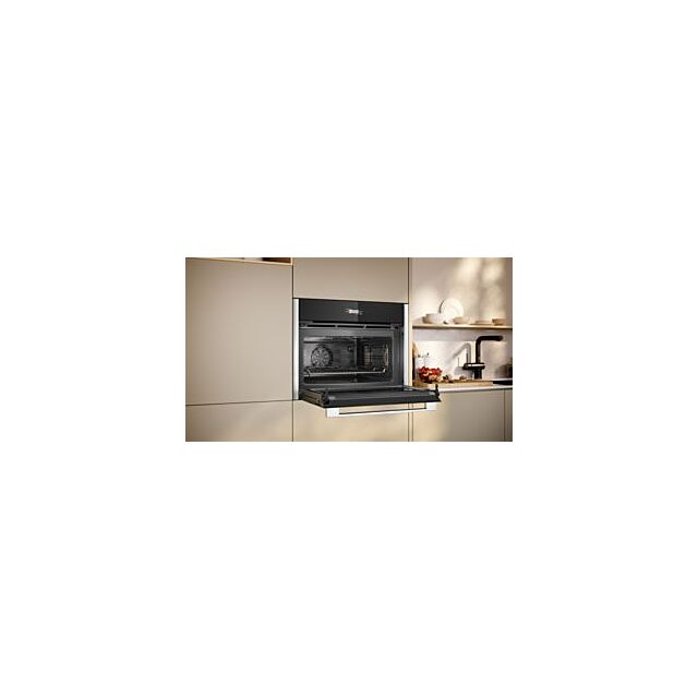 Neff C24MR21N0B, Built-in compact oven with microwave function