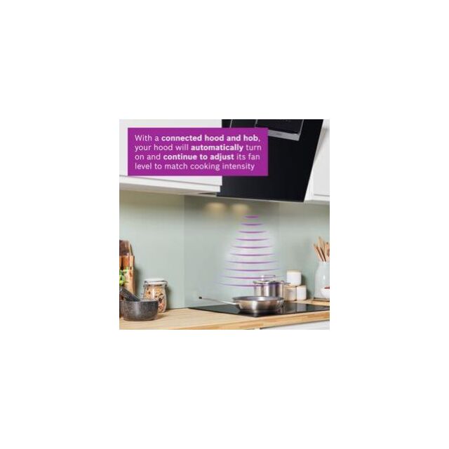 Bosch DWK67FN60B, Wall-mounted cooker hood