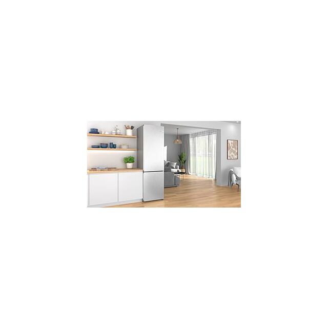 Bosch KGN39VLDKG, Free-standing fridge-freezer with freezer at bottom