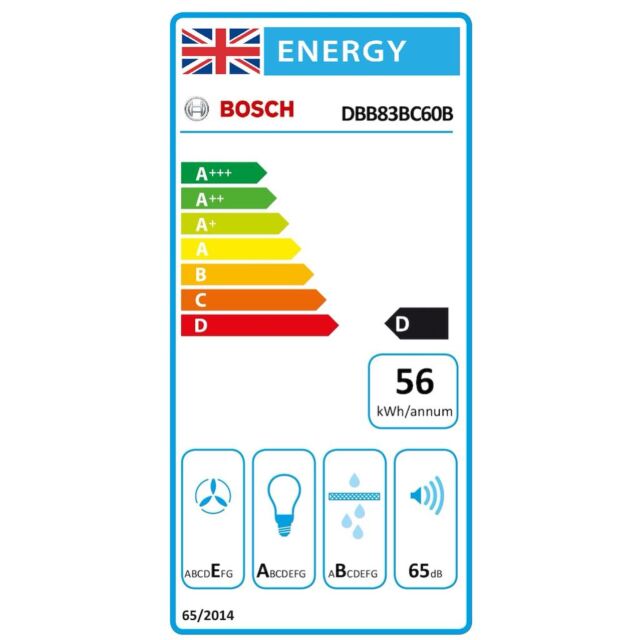 Bosch DBB83BC60B, Integrated Design Hood