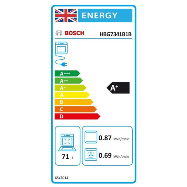 Bosch HBG7341B1B, Built-in oven