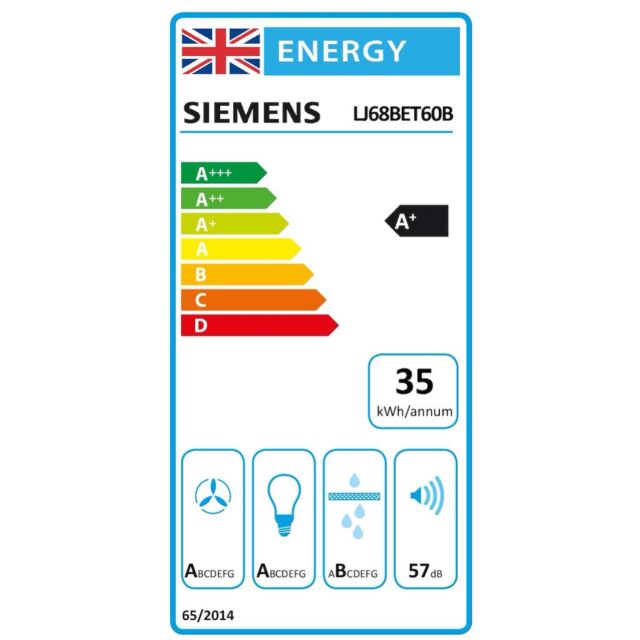 Siemens LJ68BET60B, Integrated Design Hood