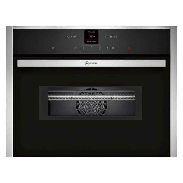 Neff C17MR02N0B, Built-in compact oven with microwave function