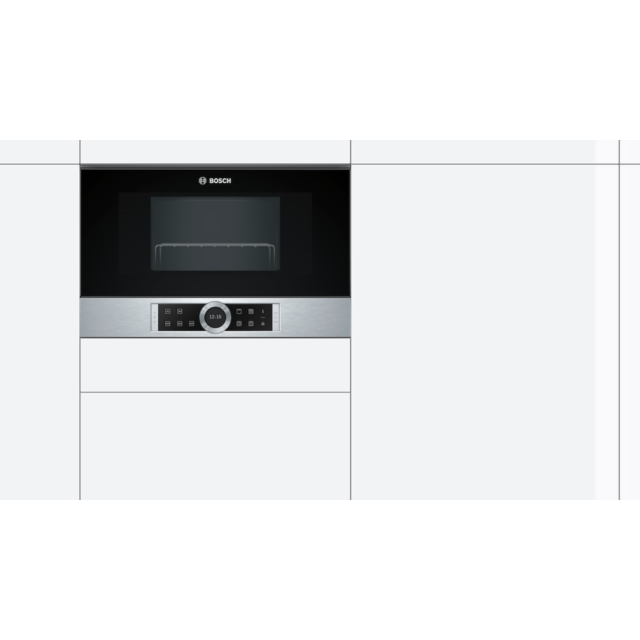 Bosch BEL634GS1B, Built-in microwave oven