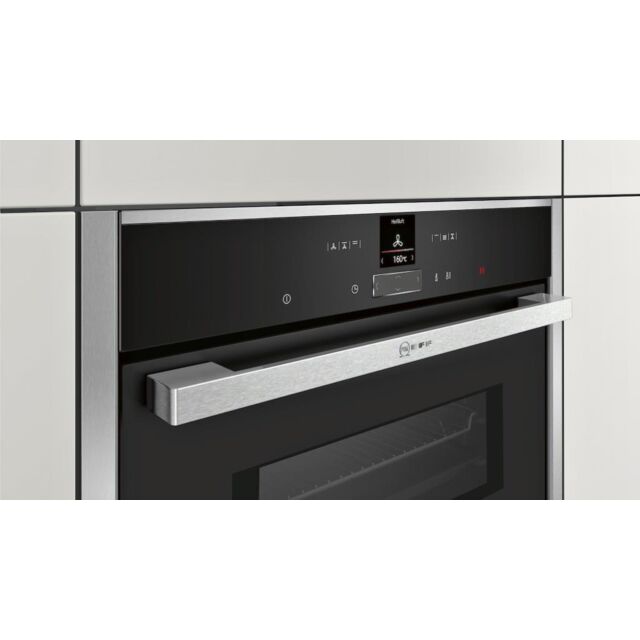 Neff C17MR02N0B, Built-in compact oven with microwave function