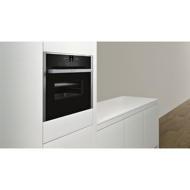 Neff C17MR02N0B, Built-in compact oven with microwave function