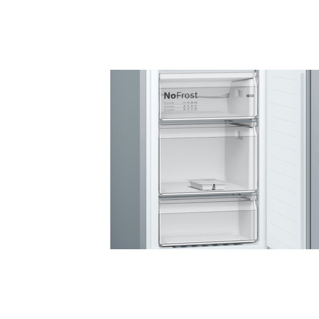 Bosch KGN34NLEAG, Free-standing fridge-freezer with freezer at bottom