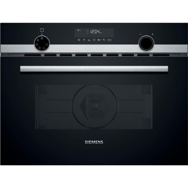 Siemens CM585AGS1B, Built-in microwave oven with hot air