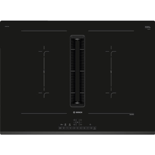 Bosch PVQ731F15E, Induction hob with integrated ventilation system