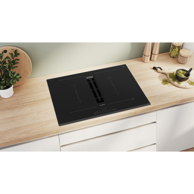 Bosch PVQ731F15E, Induction hob with integrated ventilation system