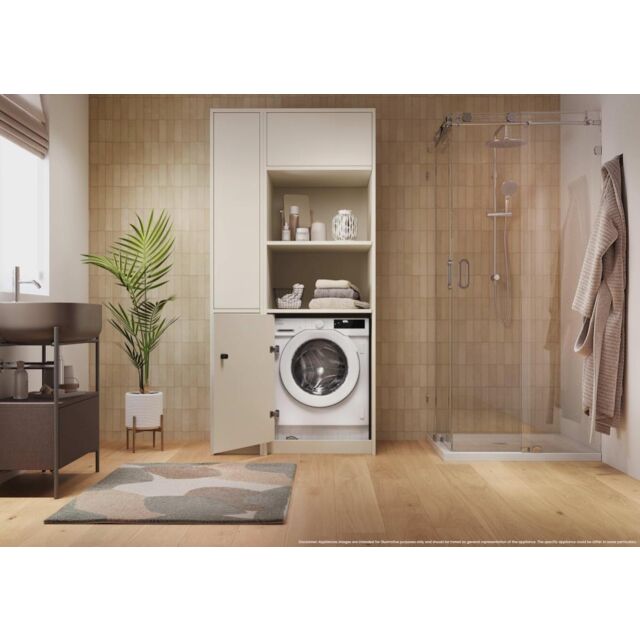 Candy BC4S496M6D8-80 9/6kg Integrated Washer Dryer with A-20%/D Energy Rating - White