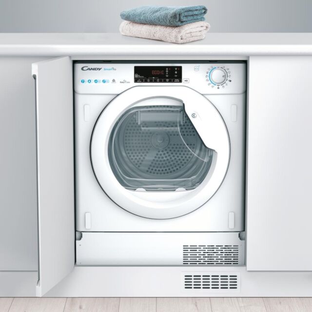 Candy BCTD H7A1TE-80 Integrated 7kg Heat Pump Tumble Dryer - A+ Energy Rating - White