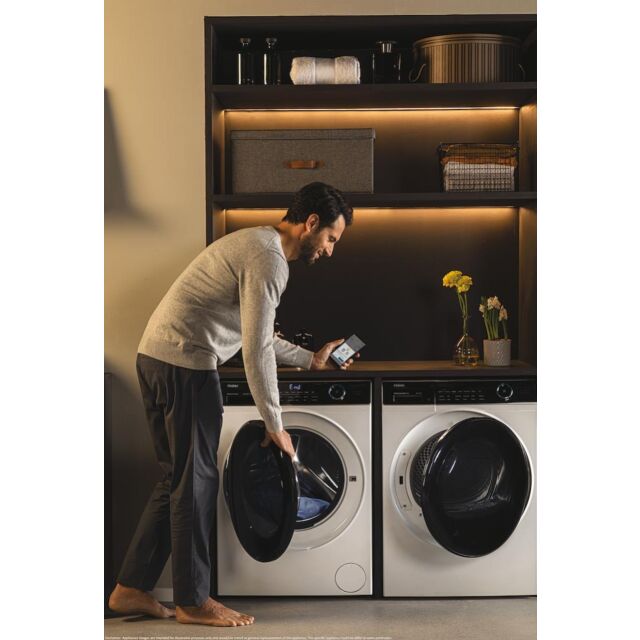 Haier I Pro Series 5 HD90-A3959 9kg Heat pump tumble dryer with A+++ Energy Rating - White