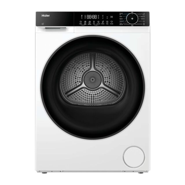 Haier I Pro Series 5 HD110-A2959E-80 11kg Heat Pump Tumble Dryer with A++ Energy Rating - White