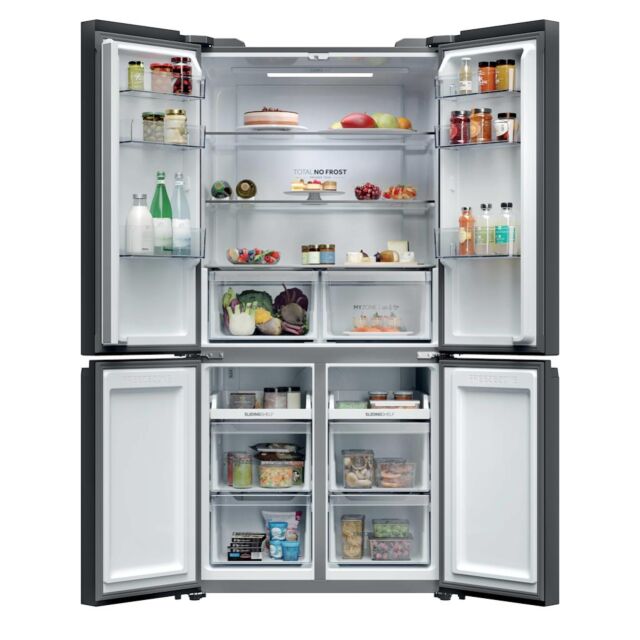 Haier HCR39F19ENPT Four Door French Style Fridge Freezer