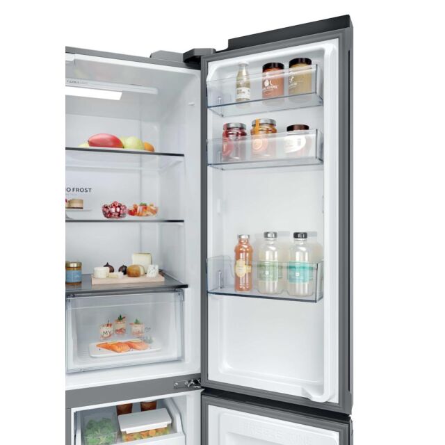 Haier HCR39F19ENPT Four Door French Style Fridge Freezer
