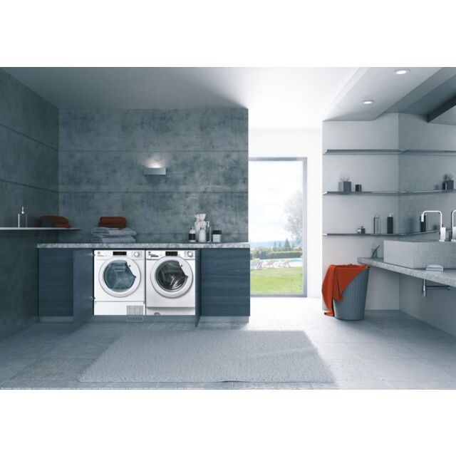 Hoover HBWS 48D1W4-80 8kg Integrated Washing Machine with B Energy Rating - White