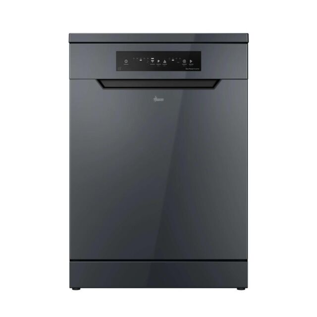 Hoover HFP 4C7E0A-80 Freestanding 60cm 14 Place Dishwasher with C Energy Rating - Anthracite