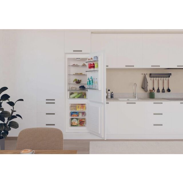 Hoover HOBBML18EK Integrated Static 70/30 Fridge Freezer - E Energy Rated - White