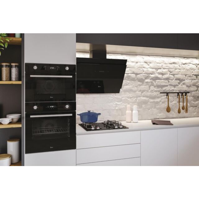 Hoover HDG9DCH3B 90cm Angled Glass Hood