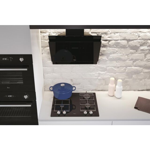 Hoover HDG6DCH3B 60cm Angled Glass Hood
