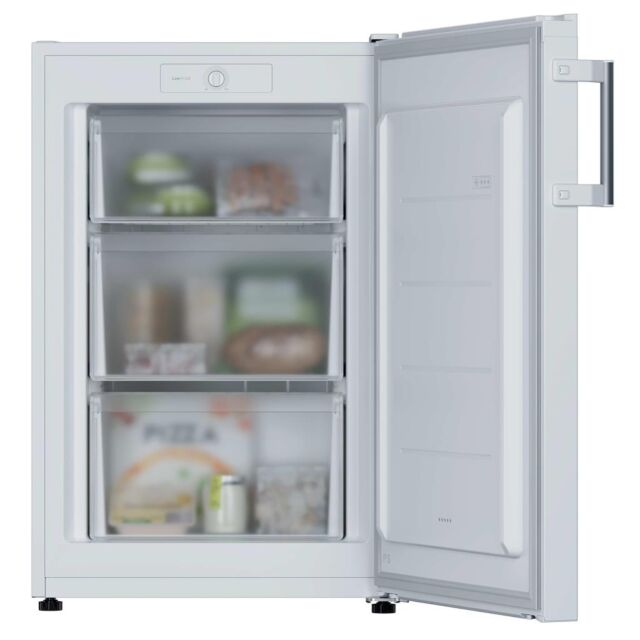 Hoover HONUQ2L58EWHK Undercounter Freezer with Handle - White