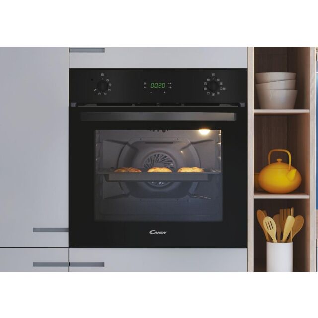 Candy FIDCB676 Built-In Single Oven - Black