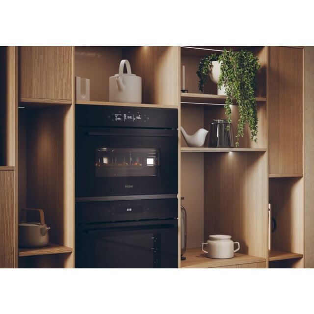 Haier H4MWID29G6NQB Series 2 60cm Compact Oven with Microwave