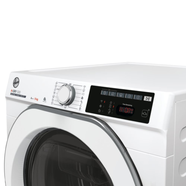 Hoover NDE H9A3TCE-80/N D-Dry 500 9kg Heat Pump Tumble Dryer - White